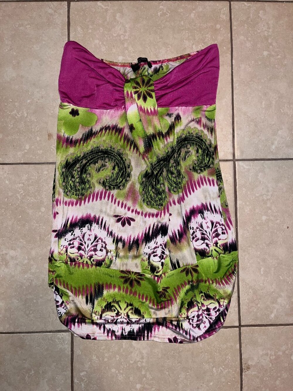 Candy Couture Brand Strapless Y2K Top- Small